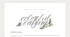 Desktop Screenshot of colorfuleating.com